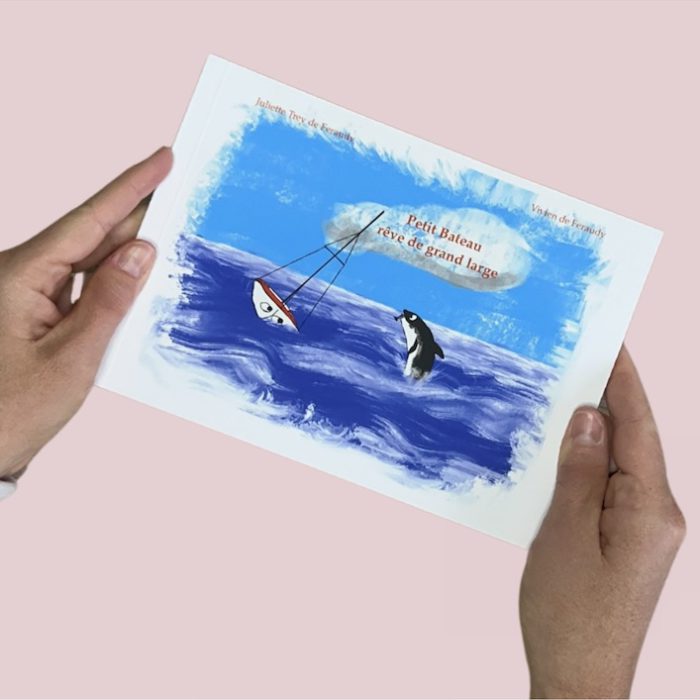 Livre Petit Bateau rêve de grand large, monde marin, animaux de l'océan, écologie et environnement
